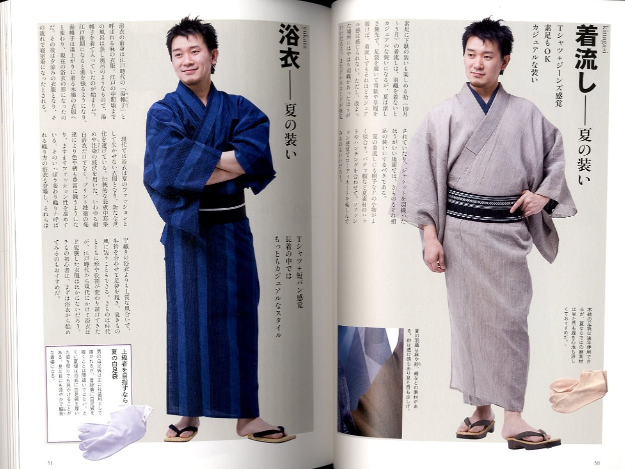 Mens Kimono Reference Book Japanese Craft Book Etsy Sweden