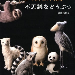 Cute FELT Wool Animals by Sachiko Susa - Japanese Craft Book