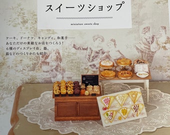Miniature Sweets Shop with Polymer Clay - Japanese Craft Book