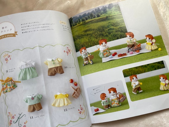 Sylvanian Families and Calico Critters Fun Dresses and Accessories Japanese  Craft Book 