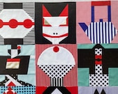 洋書 Pattern and Shape The Shape of Japan 750 Patchwork Patterns by Kumiko Fujita