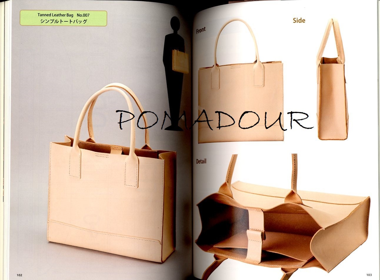 Tanned leather handmade bags sale