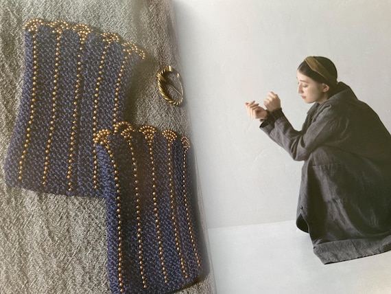Latvian Mauci Beaded Wrist Warmers - Japanese Craft Book - Etsy