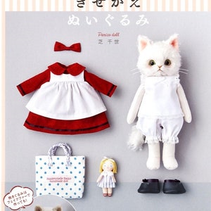 DRESS Up Stuffed Animal Cats - Japanese Craft Book