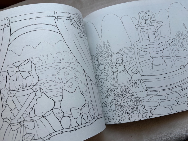 Alice and Dinah's Adventures in Wonderland Coloring Book - Japanese Coloring Book image 8
