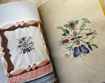 An Embroidered Book of Natural History Motifs - Japanese Craft