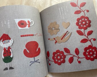 青木和子著『北欧刺繍モチーフ集』 - Etsy 日本