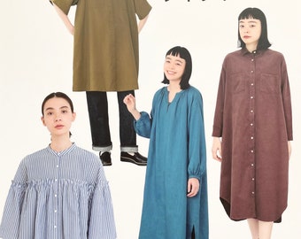 Shirts and Shirt Dresses that can be loved for a long time  - Japanese Craft Pattern Book