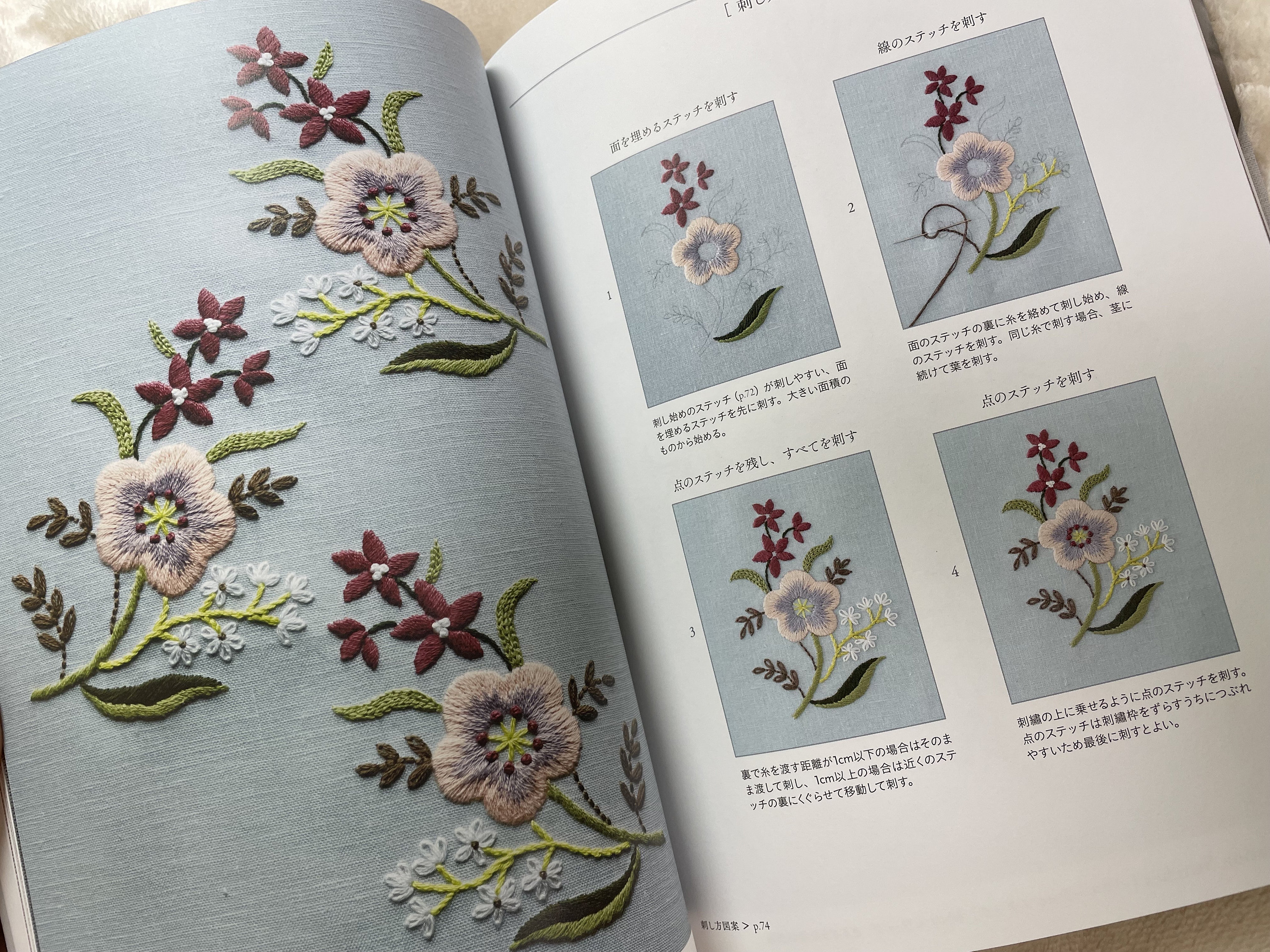 額 林美木子先生の作品を手刺繍で表現した物です （販売商品一覧