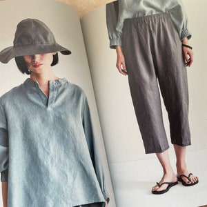 Clothings from Fog Linen Work Japanese Dress Pattern Book image 5