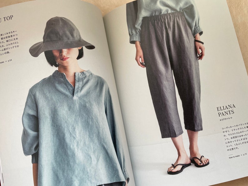 Clothings from Fog Linen Work Japanese Dress Pattern Book image 5