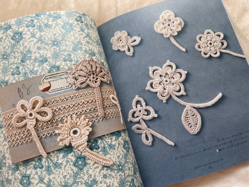 Irish Crochet Lace Motifs 100 Japanese Craft Book image 7