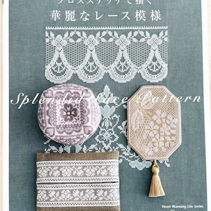 Kruissteek KANTpatroon - Japans knutselboek borduren
