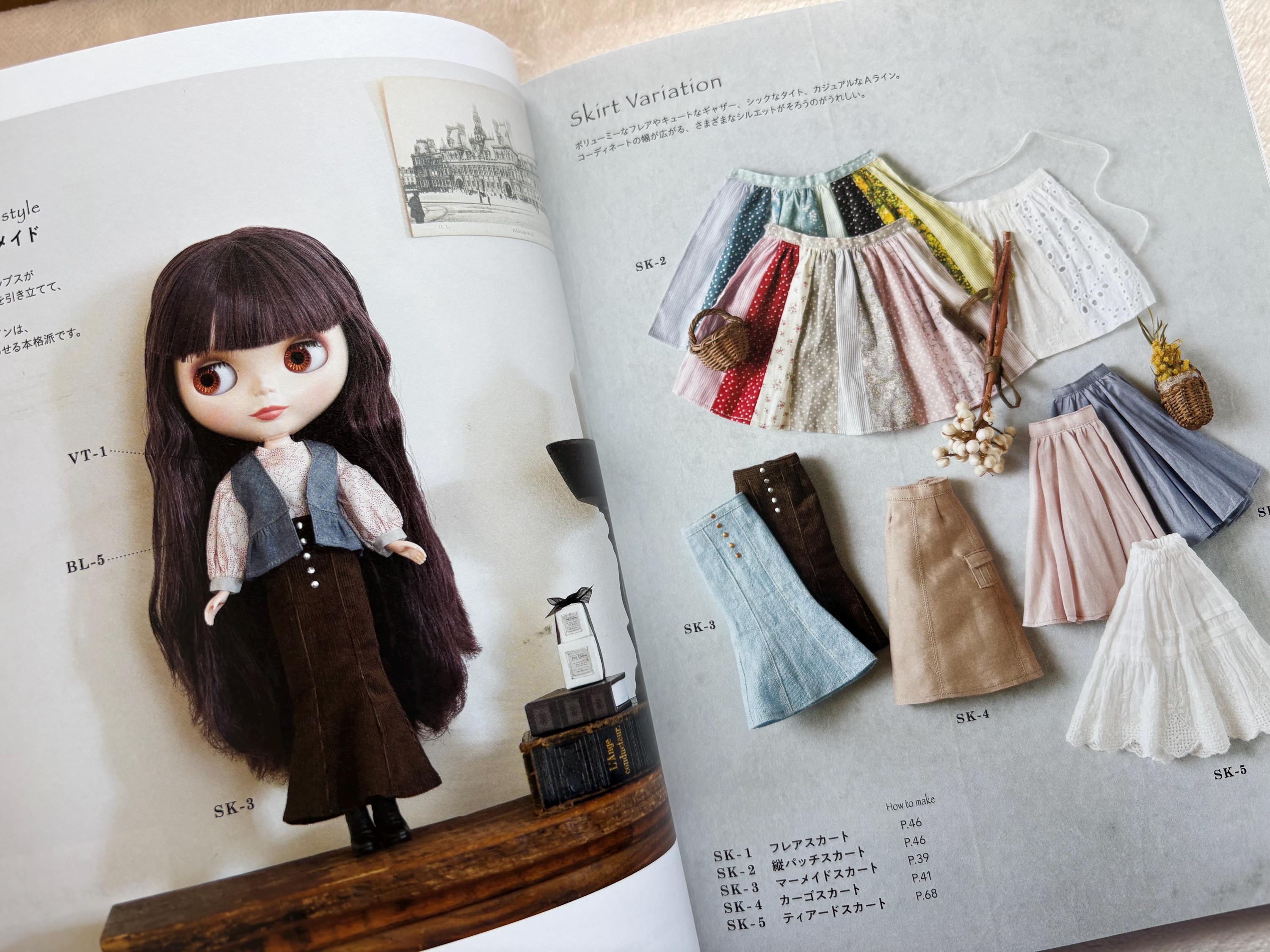 22cm Doll Clothes Sewing Book – Adult Style Outfits & Town Wear