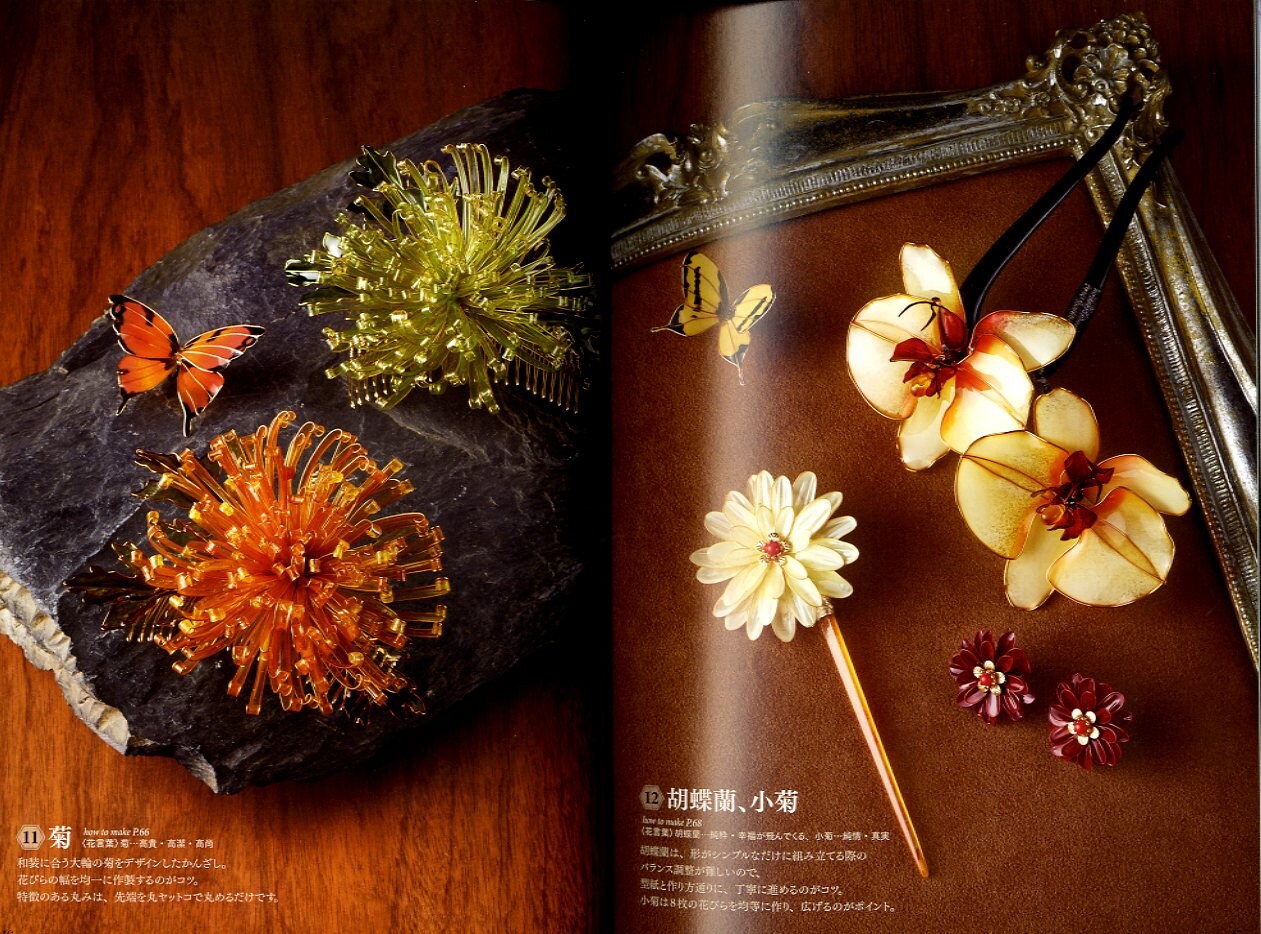 Liquid Plastic Dip Flower Plactice Book Japanese Craft Book Etsy Polska