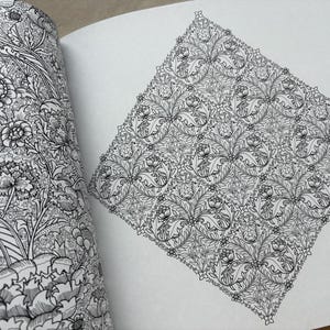 William Morris Coloring Book - Japanese Coloring Book image 11
