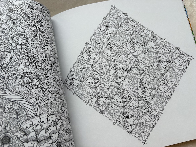 William Morris Coloring Book - Japanese Coloring Book image 11