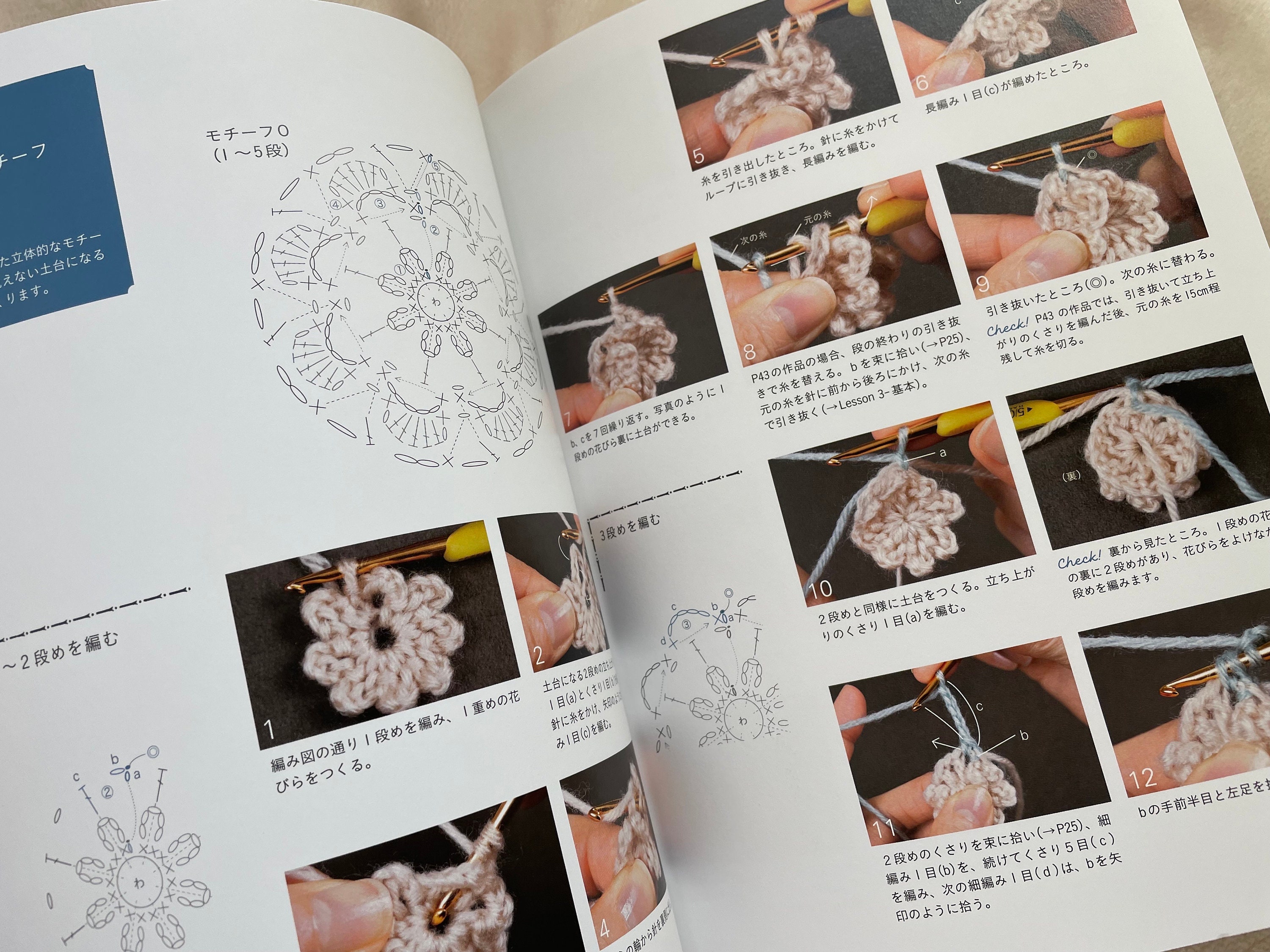SACHIYO FUKAO かぎ針編みのモチーフ - 日本のクラフトブック - Etsy 日本