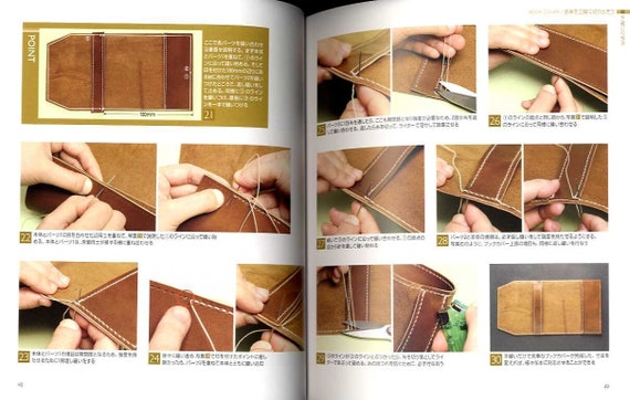 Hand Sewing Leather Craft Book - Japanese Craft Book - Etsy