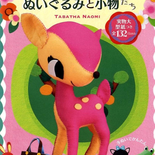 TABATHA NAOMI Süßes Retro-Design aus Filzwaren, beste Auswahl – japanisches Bastelbuch