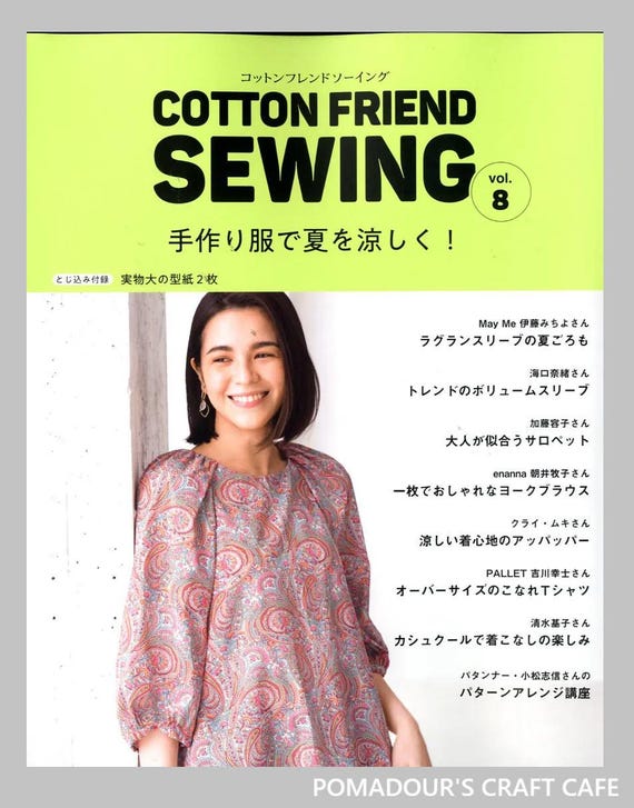 Cotton Friend Sewing Summer Vol 8 - Japanese Dress Pattern Book - Etsy