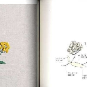 Ayako Otsuka Flower Embroidery Japanese Craft Book image 3