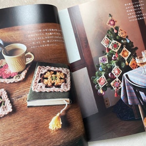 200 Design Flower Motif of Crochet by Couturier Japanese Craft Book zdjęcie 2