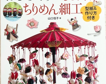 Traditional Japanese Tsurushi Mobiles and Chirimen Items