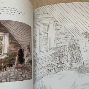 FOREST Girl’s Coloring Book Vol 2 My Own Time - Japanese Coloring Book (NP) image 8