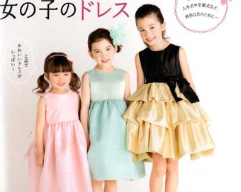 Girls Handmade Special Dresses - Japanese Craft Book