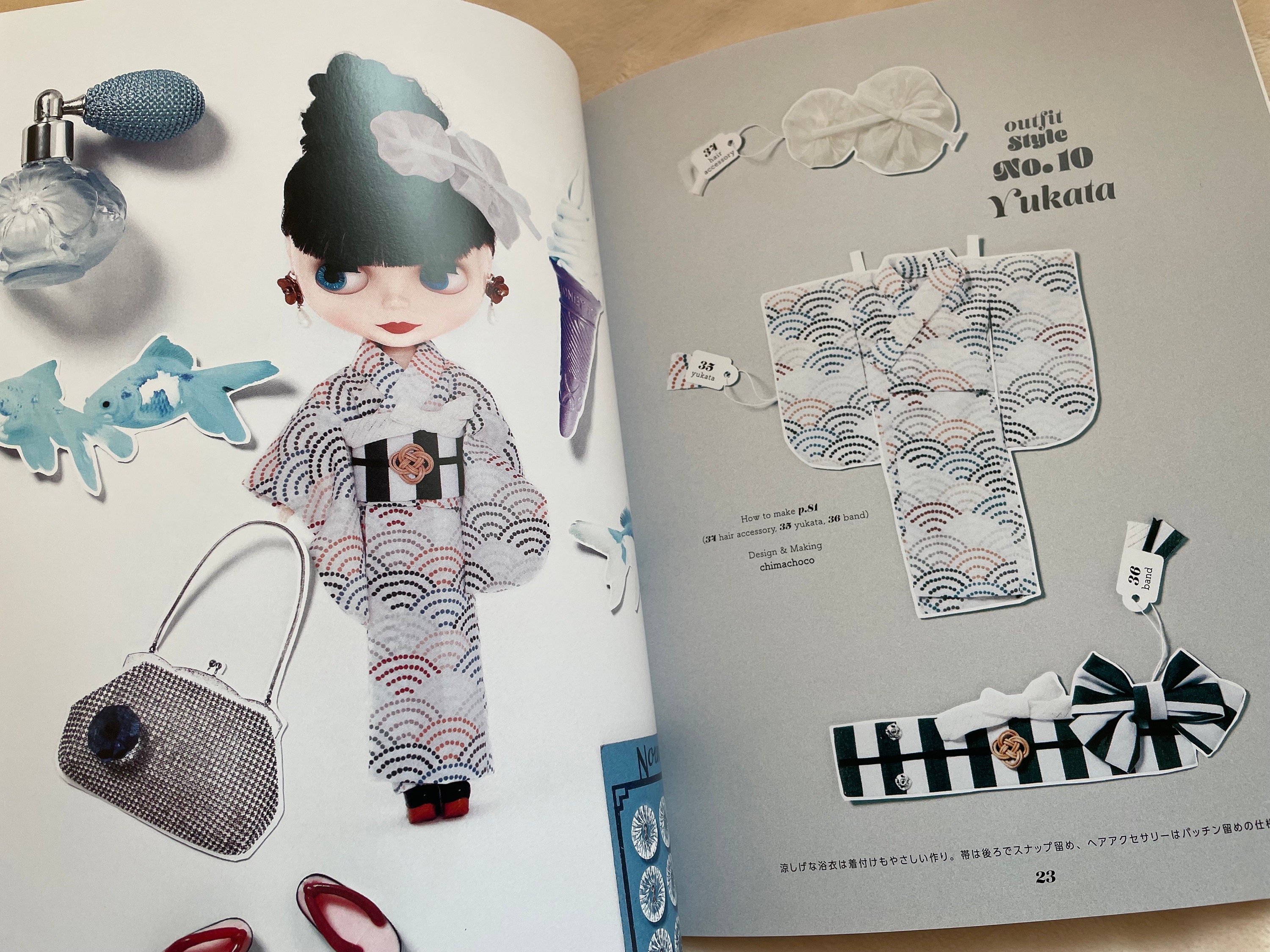 Blythe Outfit Sewing Book - Japanese Craft Patterns Book - Etsy