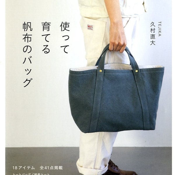 CANVAS Fabric Bags - Japanese Craft Book