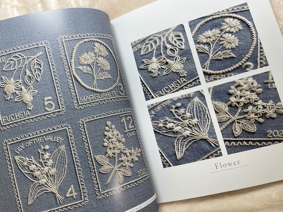 WHITE Work Embroidery - Japanese Craft Book - Etsy