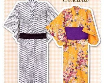 Easy Yukata Full-Size Pattern Sheet for Man and Woman