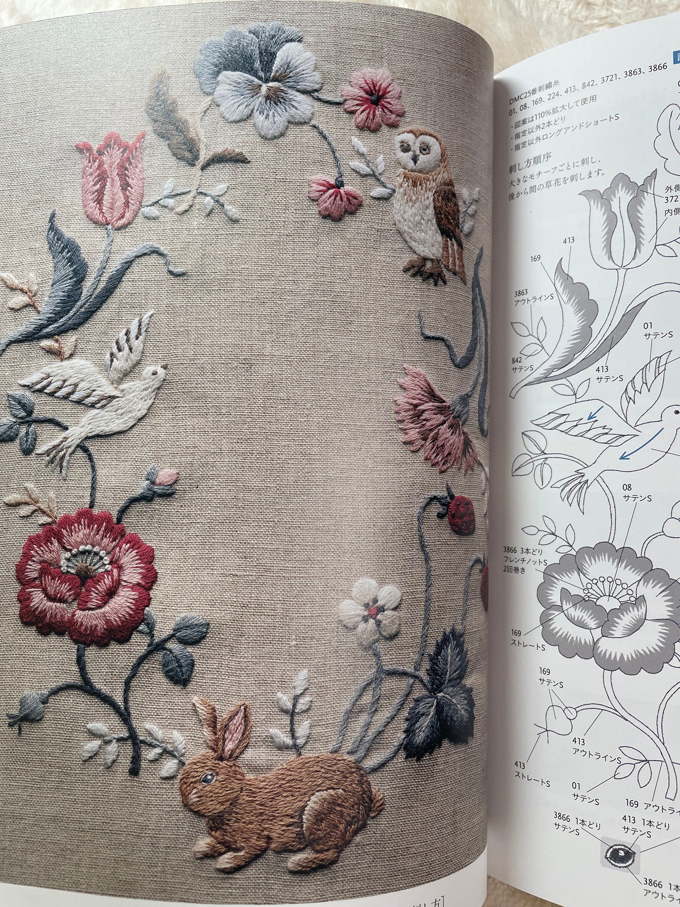 Wakako Horai's Embroidery and Techniques for Beautiful Finish