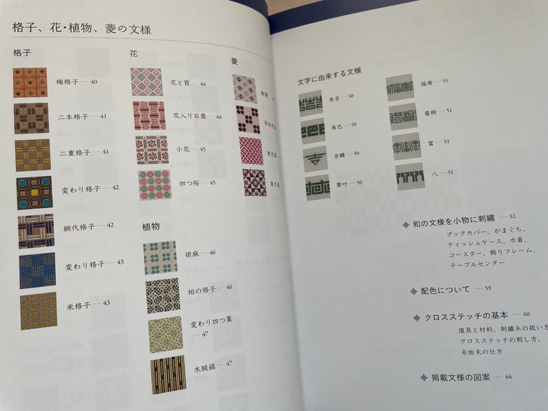 CROSS Stitch of Japanese Designs Japanese Craft Book image 3