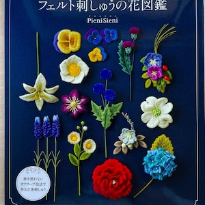 55 Felt Flowers by Pieni Sieni - Japanese Craft Book