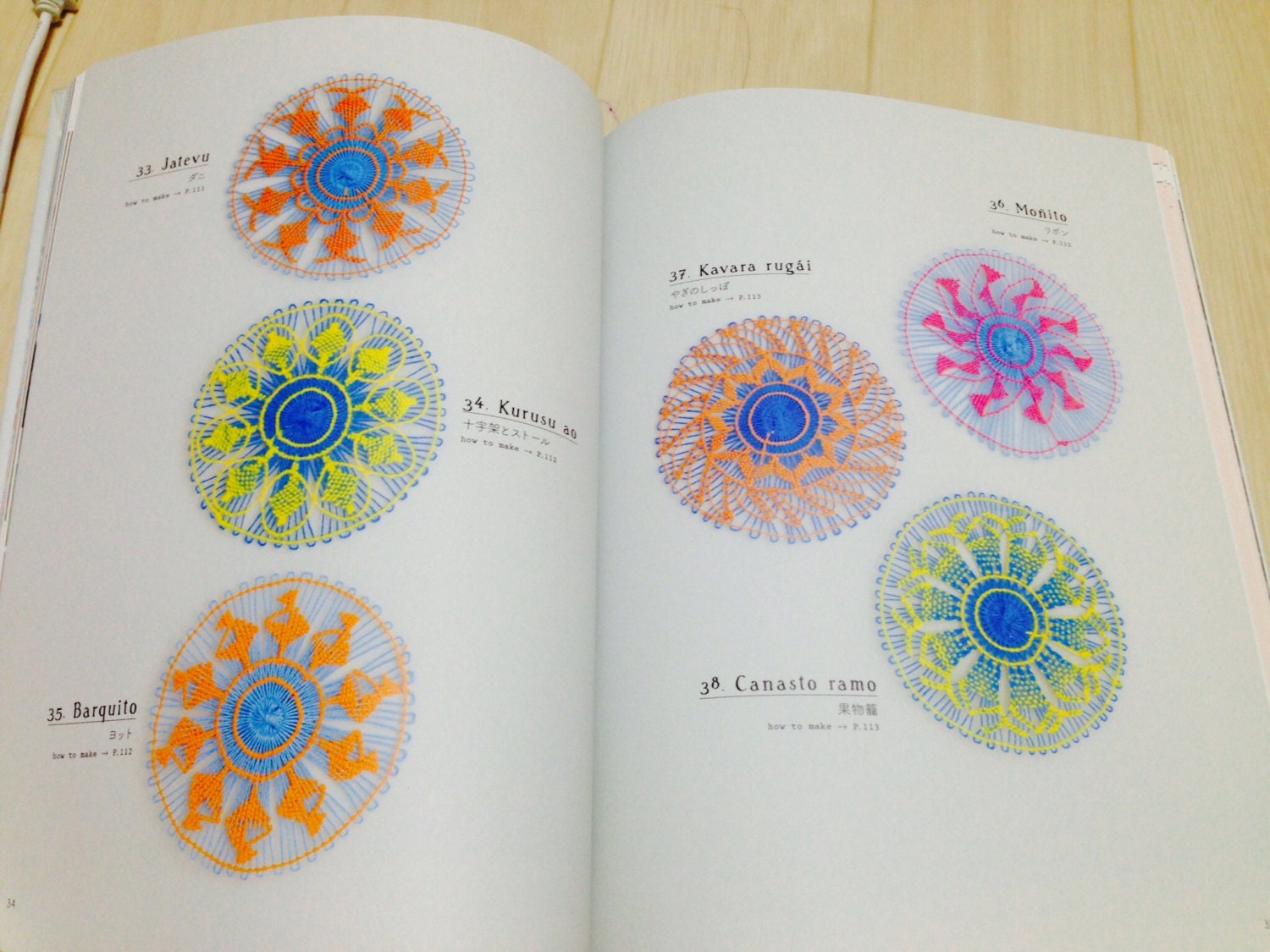 Ñandutí Paraguayan Embroidered Lace Japanese Craft Book Etsy