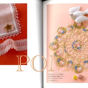 Suteki Tatting Lace Items Japanese Craft Book MM image 3