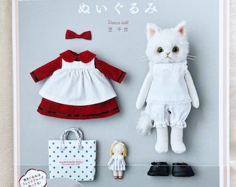 DRESS Up Stuffed Animal Cats - Japanese Craft Book