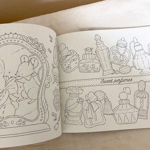 Midnight Tea Party for Stuffed Animals Coloring Book - Japanese ...