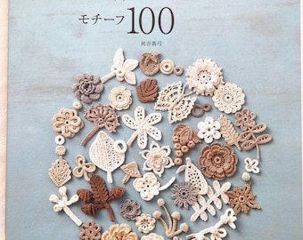 100 motivos de encaje de crochet irlandés Libro de manualidades japonesas