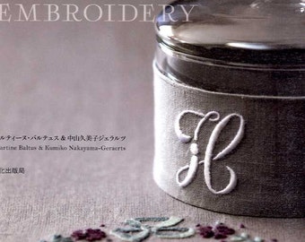 INITIAL and MONOGRAM Embroidery 2 - Japanese Craft Book