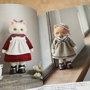 DRESS Up Stuffed Animal Cats Japanese Craft Book image 2