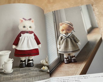 DRESS Up Stuffed Animal Cats - Japanese Craft Book