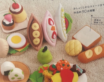 Let's Play with FELT Foods - Japanese Felt Craft Book