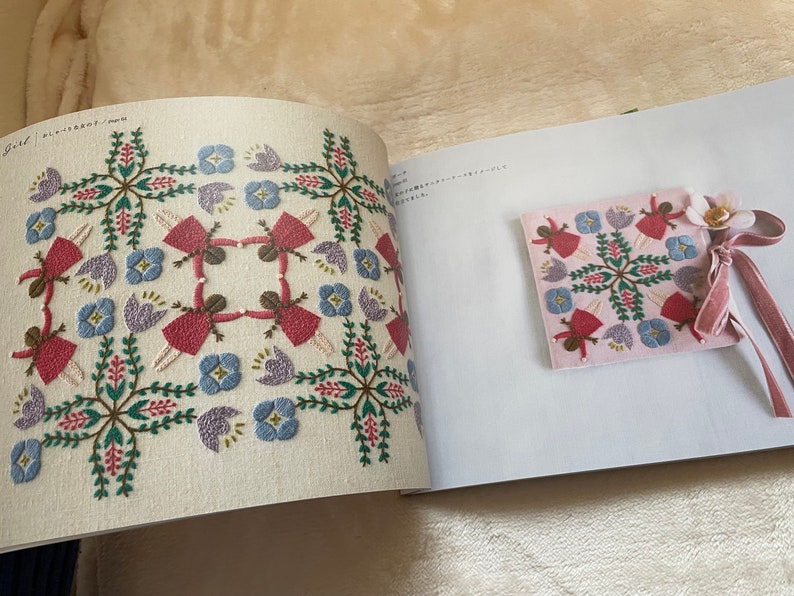 YUMIKO Higuchi Expressive Connected Embroidery Desings Japanese Craft Book image 3