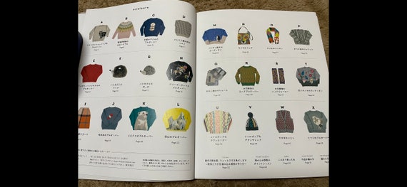 ERIKA Tokai's Color Works Knit Items - Japanese Craft Book - Etsy