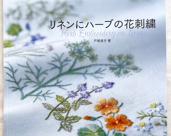 Herb Embroidery on Linen Vol 1 - Japanese Craft Book