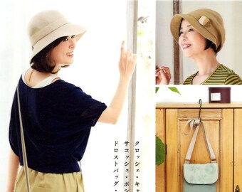 Let's Make Hats and crossbody bags - Japanese Craft Book